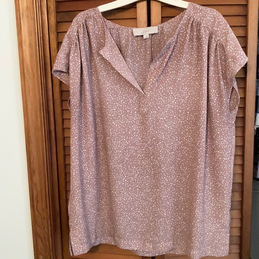 Loft Mauve Blouse